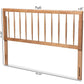 Valin Modern and Contemporary Ash Walnut Finished Wood Queen Size Headboard FredCo