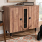 Valina Modern and Contemporary 2-Door Wood Entryway Shoe Storage Cabinet FredCo