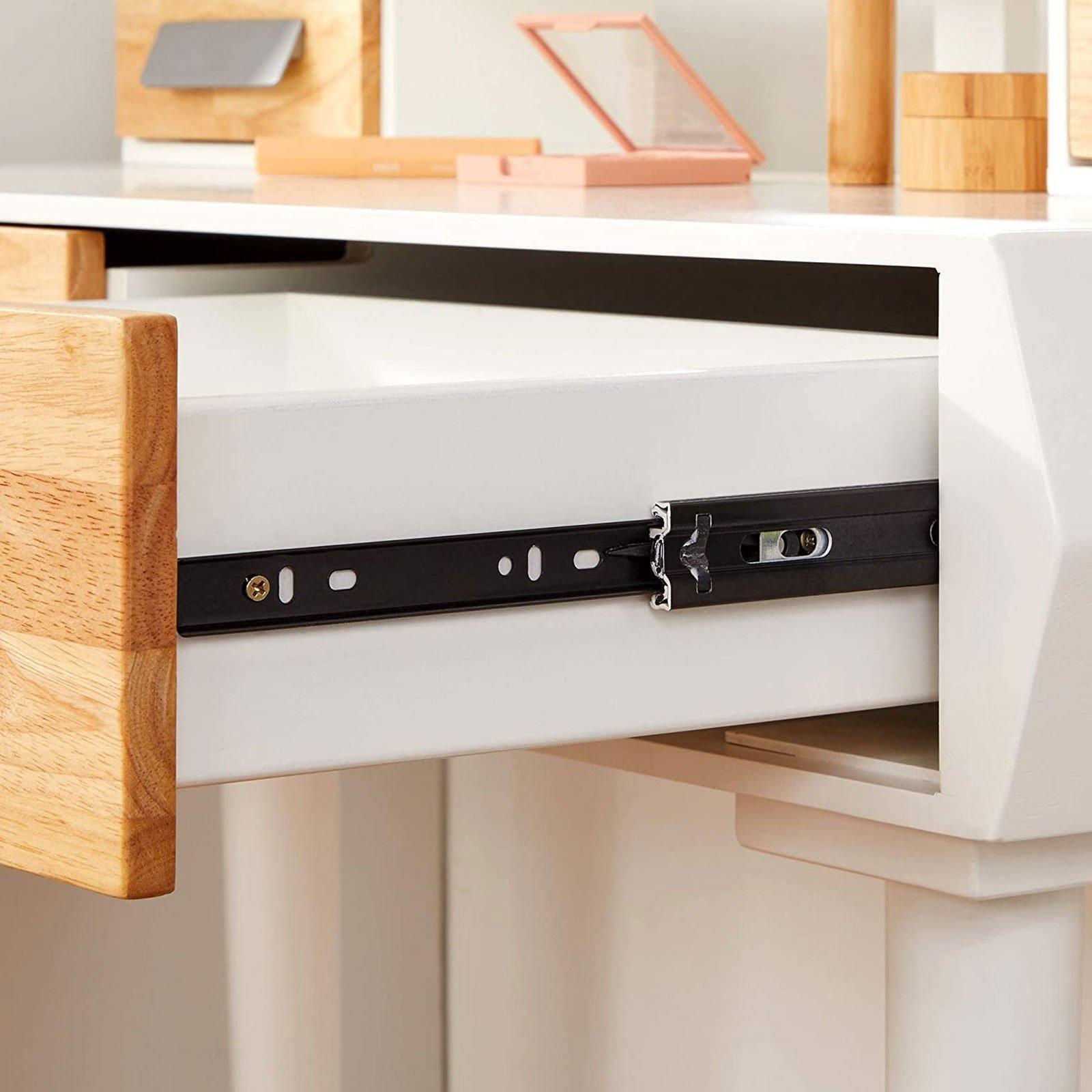 Vanity Set White and Natural Color FredCo