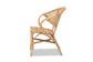 Varick Modern Bohemian Natural Brown Finished Rattan Dining Chair FredCo