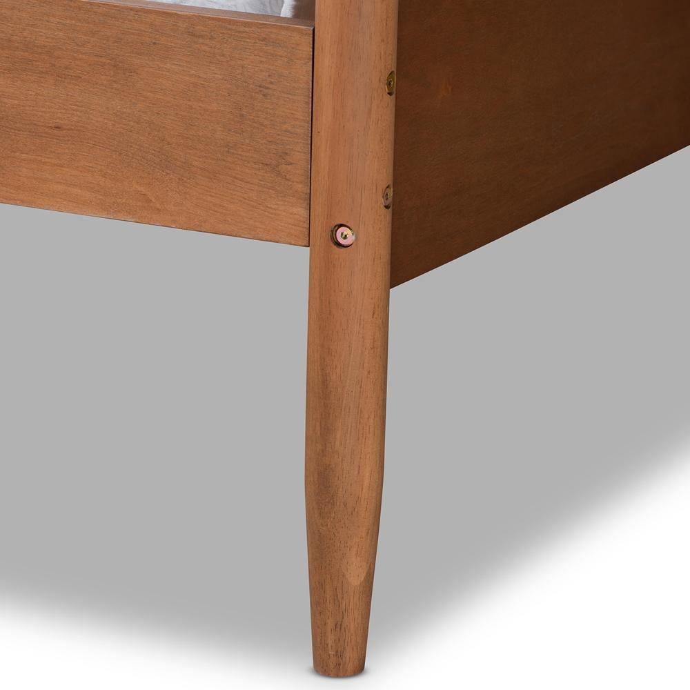 Veles Mid-Century Modern Ash Walnut Finished Wood Full Size Daybed FredCo