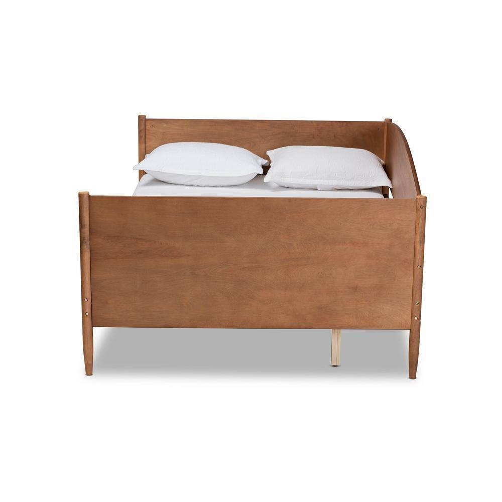 Veles Mid-Century Modern Ash Walnut Finished Wood Full Size Daybed FredCo