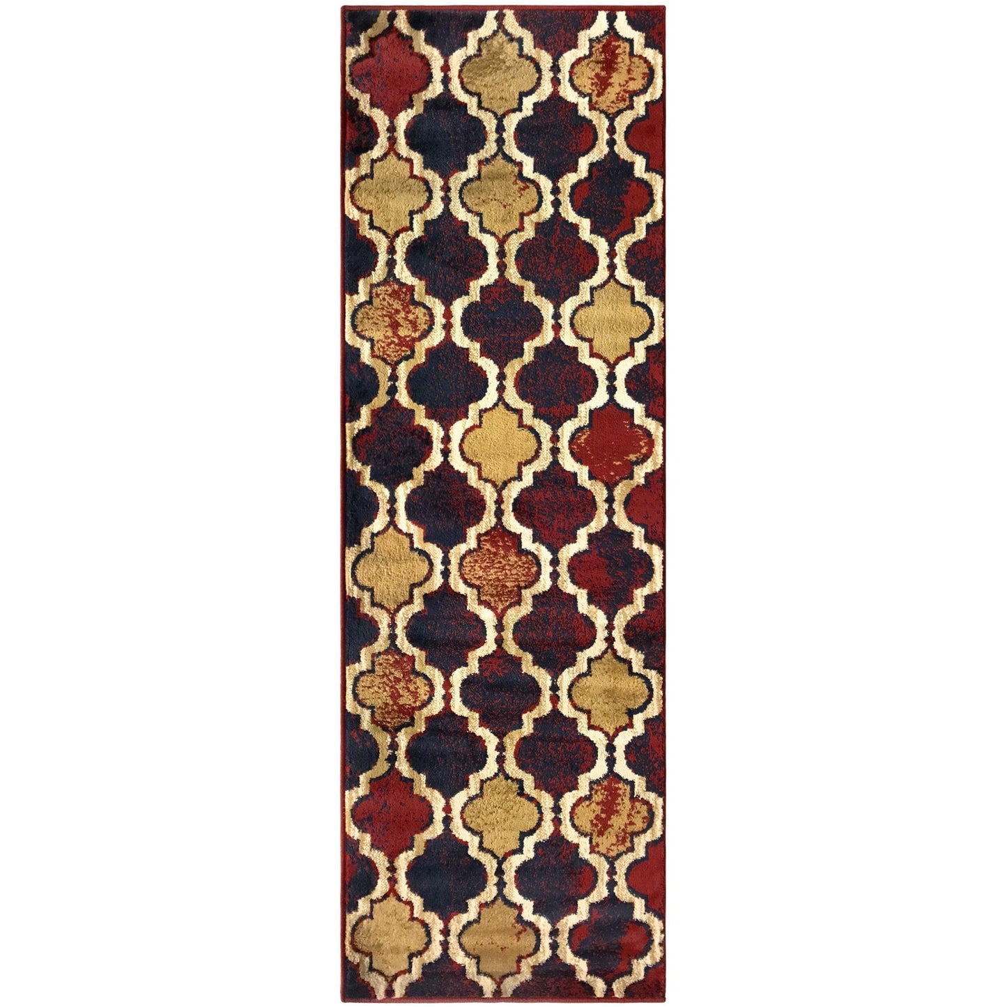 Viking Contemporary Geometric Trellis Rug FredCo