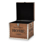 Violetta Vintage Industrial Beige Fabric Upholstered Wood Storage Trunk Ottoman FredCo