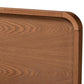 Vita Modern Transitional Ash Walnut Brown Finished Wood 4-Drawer Queen Size Platform Storage Bed FredCo