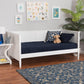 Viva Classic and Traditional White Finished Wood Twin Size Daybed FredCo