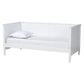 Viva Classic and Traditional White Finished Wood Twin Size Daybed FredCo