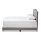 Vivienne Modern and Contemporary Light Grey Fabric Upholstered King Size Bed FredCo