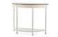 Vologne Traditional White Wood French Console Table FredCo