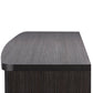 Walda 70-Inch Greyish Dark Brown Wood TV Cabinet with 2 Sliding Doors and 2 Drawers FredCo
