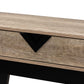 Wales Modern and Contemporary Light Brown Finished Wood 1-Drawer Console Table FredCo