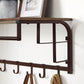 Wall 5 Hook Rack with Hanging Rail FredCo