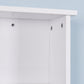 Wall Mount Bathroom Cabinet with a Door, Wooden Adjustable Shelf FredCo