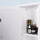 Wall Mount Bathroom Cabinet with a Door, Wooden Adjustable Shelf FredCo
