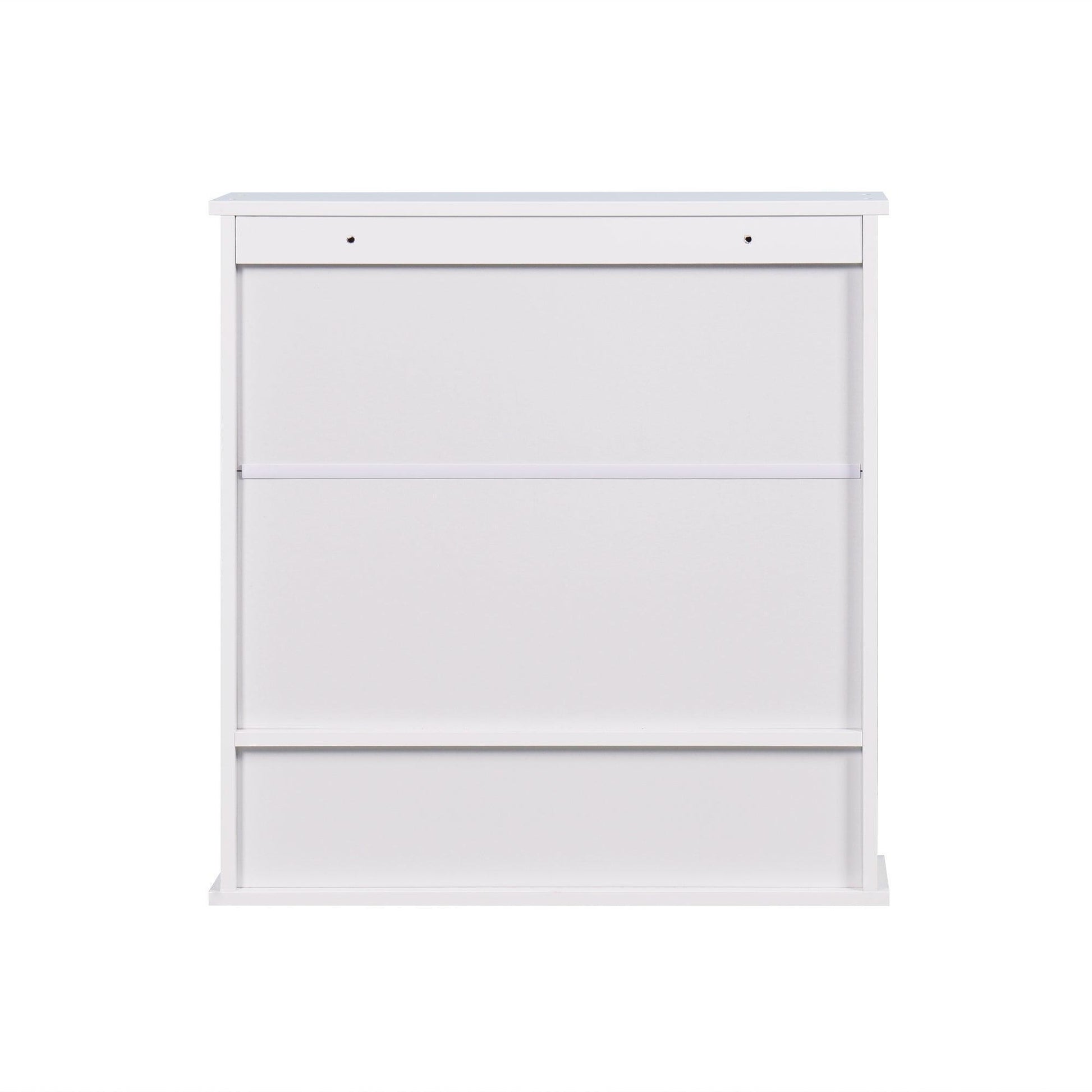 Wall Mounted Bathroom Cabinet with 2 Mirror Doors and Adjustable Shelf FredCo