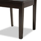 Wanda Modern and Contemporary Transitional Dark Brown Finished Wood 5-Piece Dining Set FredCo