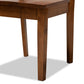 Wanda Modern and Contemporary Transitional Walnut Brown Finished Wood 5-Piece Dining Set FredCo