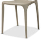 Warner Modern and Contemporary Beige Plastic 4-Piece Dining Chair Set FredCo