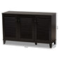 Warren Espresso Shoe-Storage Cabinet FredCo