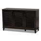 Warren Espresso Shoe-Storage Cabinet FredCo