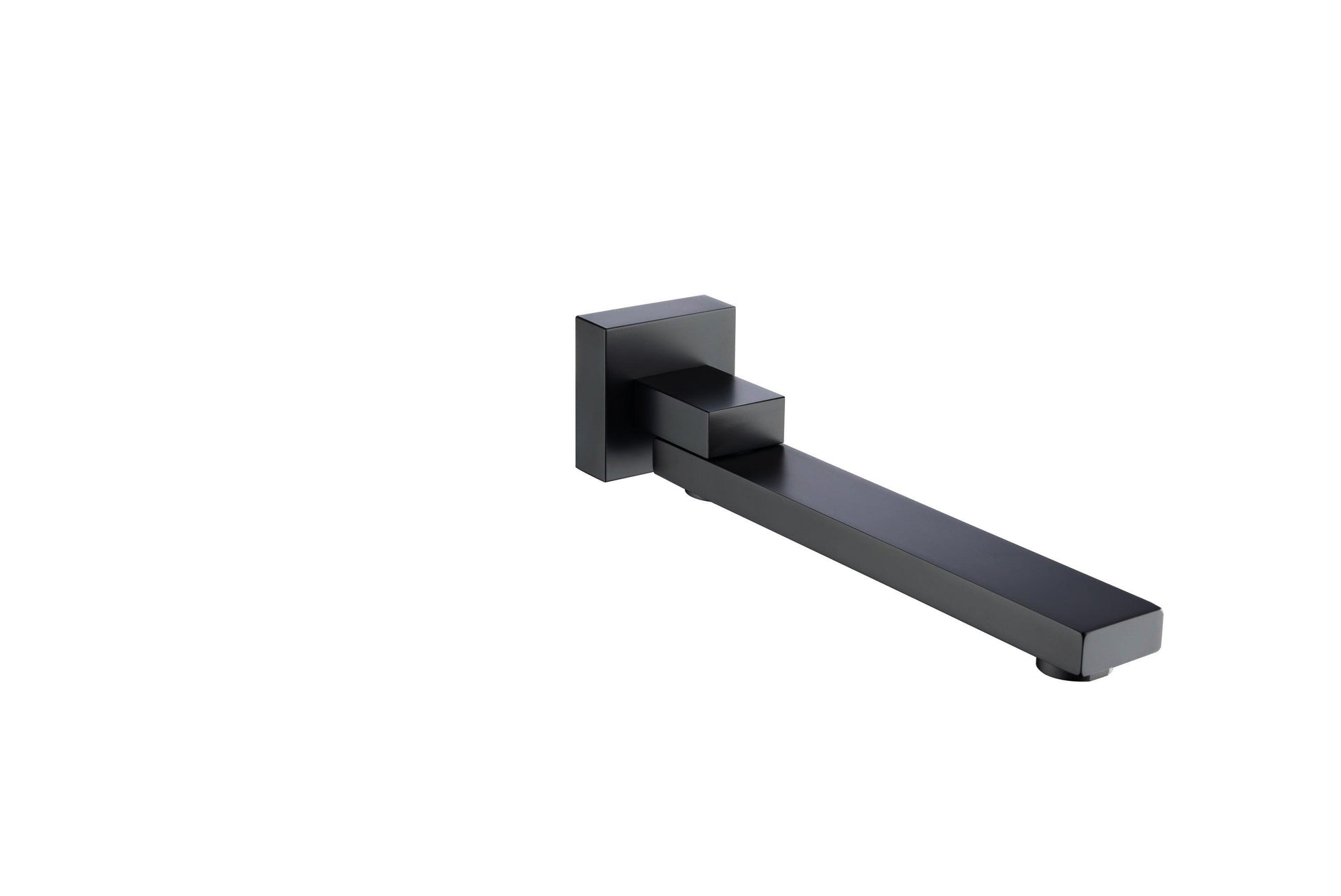 Waterfall Wall Mounted Bathtub Faucet with Hand Shower Swivel Tub Filler Faucet Solid Brass FredCo