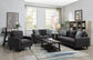 Watsonville 2-piece Cushion Back Living Room Set Grey 552001-S2 Coaster FredCo