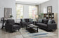 Watsonville 3-piece Cushion Back Living Room Set Grey 552001-S3 Coaster FredCo