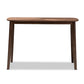 Wendy Mid-Century Modern Walnut Finished Wood Console Table FredCo