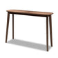 Wendy Mid-Century Modern Walnut Finished Wood Console Table FredCo