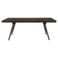 Wes 5-piece Rectangular Dining Set Grey and Dark Walnut 115271-S5 Coaster FredCo
