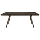 Wes 7-piece Rectangular Dining Set Grey and Dark Walnut 115271-S7 Coaster FredCo