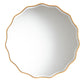 Weston Modern Glam and Luxe Antique Goldleaf Finished Wood Accent Wall Mirror FredCo