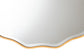 Weston Modern Glam and Luxe Antique Goldleaf Finished Wood Accent Wall Mirror FredCo
