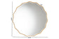 Weston Modern Glam and Luxe Antique Goldleaf Finished Wood Accent Wall Mirror FredCo