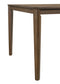 Wethersfield Dining Table with Clipped Corner Medium Walnut 109841 Coaster FredCo