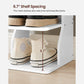 White 6-Tier Slim Shoe Storage Rack FredCo