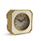 White and Gold Clock PC070 FredCo