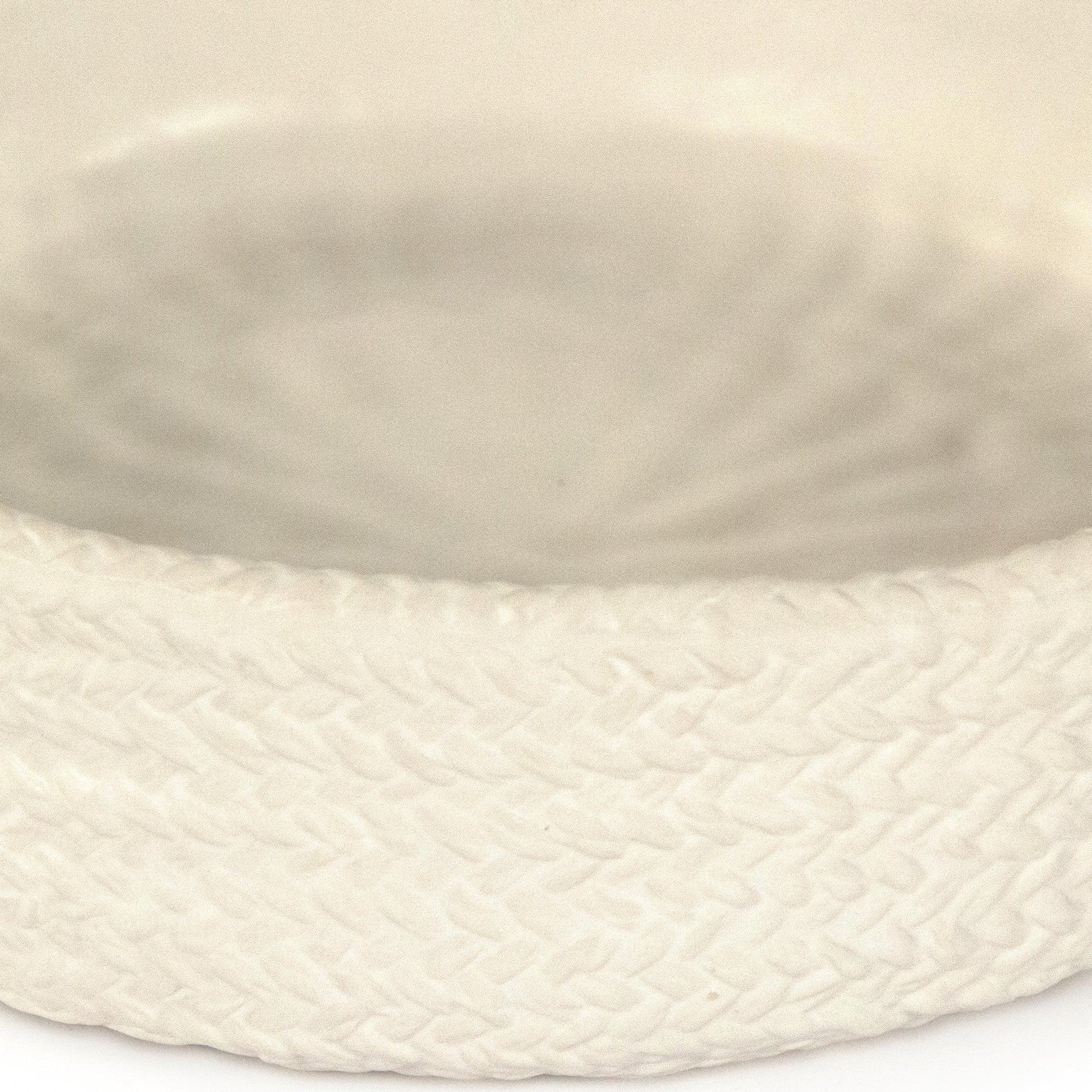 White Cross Weave Deep Dish Large CB3491-30-R11 FredCo