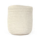 White Cross Weave Vase Small CB3493-20-R11 FredCo