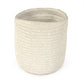 White Cross Weave Vase Small CB3493-20-R11 FredCo