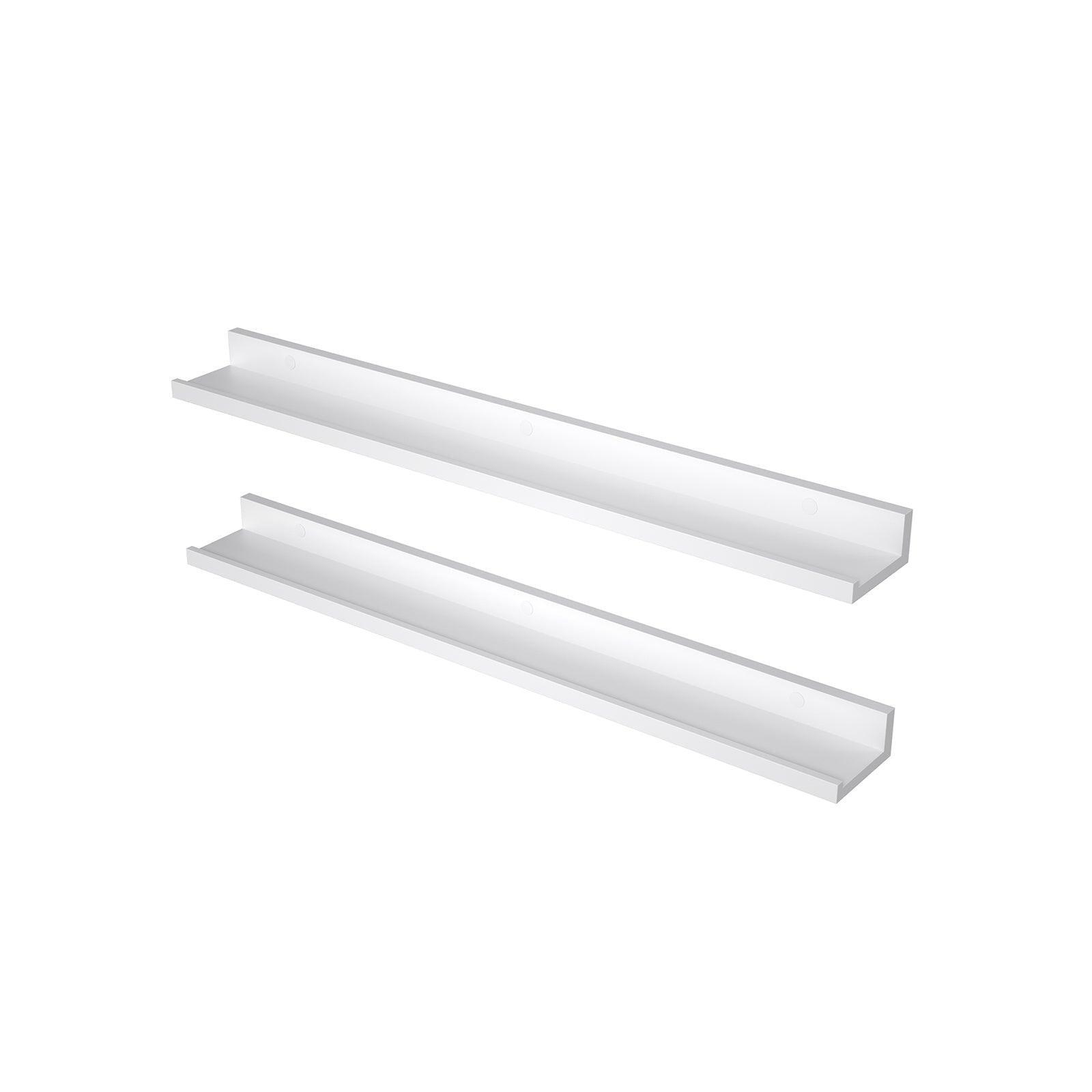 White Floating Shelves Set of 2 FredCo