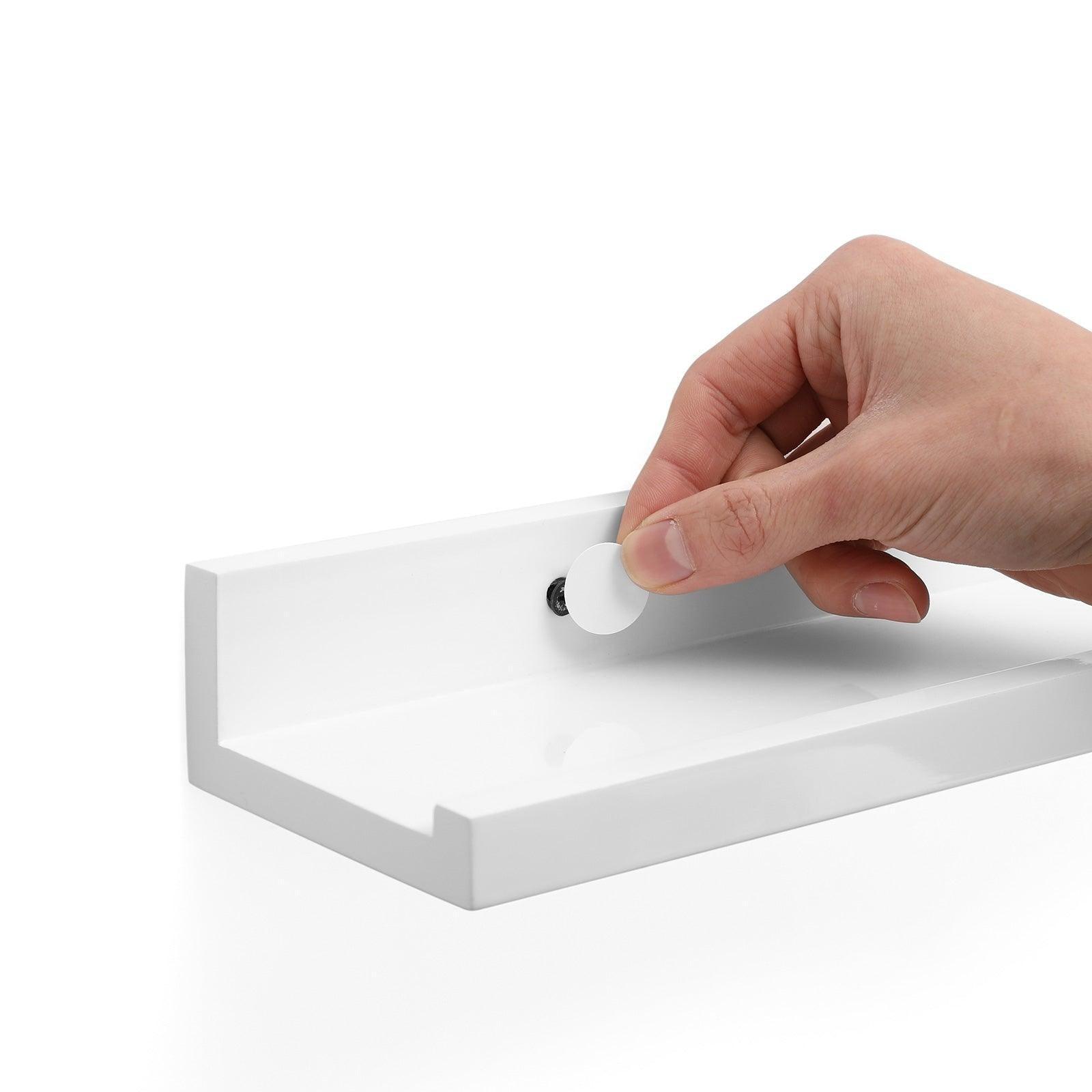 White Floating Shelves Set of 2 FredCo