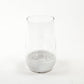 White Hurricane Vase(7283S A579) FredCo