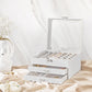 White Jewelry Box with Velvet Cover FredCo