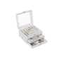 White Jewelry Box with Velvet Cover FredCo