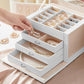 White Jewelry Organizer Box with Lock FredCo