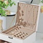 White Jewelry Organizer with Removable Tray FredCo