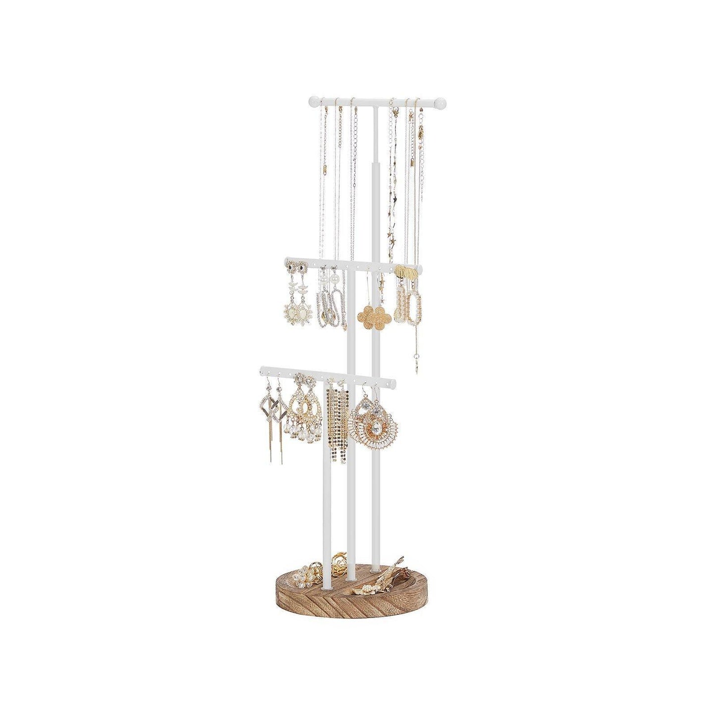 White Jewelry Stand for Display FredCo