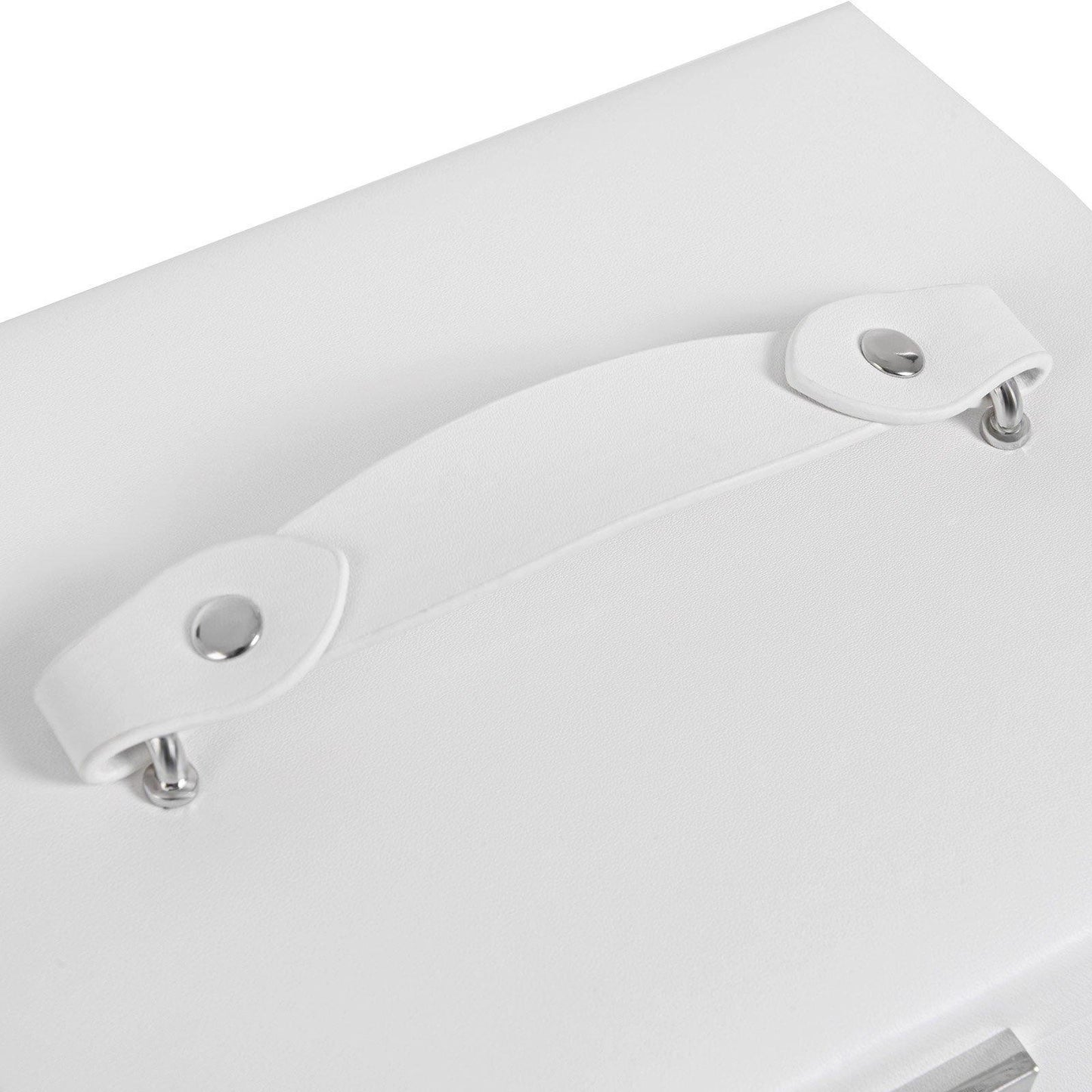 White Jewelry Storage Box for Women FredCo