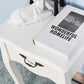 White Living Room Floor-standing Storage Table with a Drawer, 4 Curved Legs FredCo